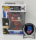 Christian Bale Signed Autographed Batman Funko Pop #144 Dark Knight Beckett COA