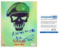 Joel Kinnaman Signed Autographed 8x10 Photo Suicide Squad + Inscription ACOA COA