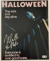 Nick Castle Signed Autographed 11x14 Photo Halloween Michael Myers Beckett COA