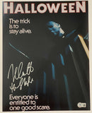 Nick Castle Signed Autographed 11x14 Photo Halloween Michael Myers Beckett COA