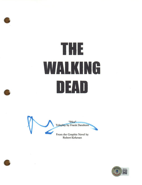 Norman Reedus Signed Autograph The Walking Dead Pilot Script Screenplay BAS COA