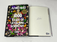 Ai Weiwei Signed Autograph 1000 Years of Joys & Sorrows Book Artist Beckett COA