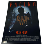 Sean Penn Signed Autographed Carlito's Way 11x17 Movie Poster Photo Beckett COA
