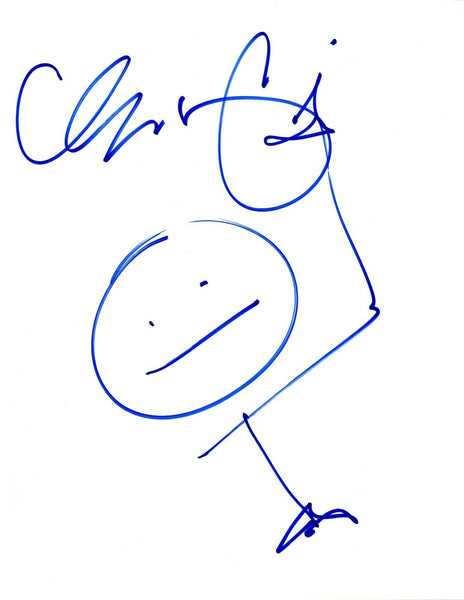 George Lopez Signed Autographed Hand Drawn Sketch COA VD