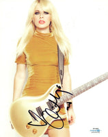Orianthi Panagaris Signed Autograph 8x10 Photo Michael Jackson Guitar ACOA COA