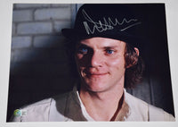 Malcolm McDowell Signed Autograph 11x14 Photo A Clockwork Orange Beckett BAS COA