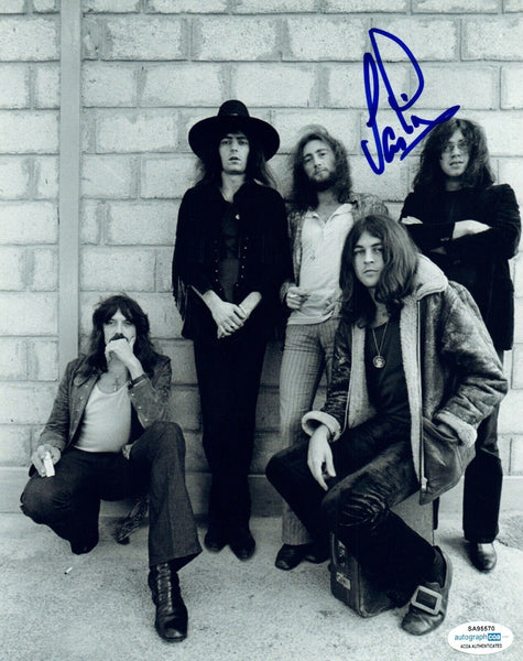 Ian Paice Signed Autographed 8x10 Photo Deep Purple Drummer ACOA COA