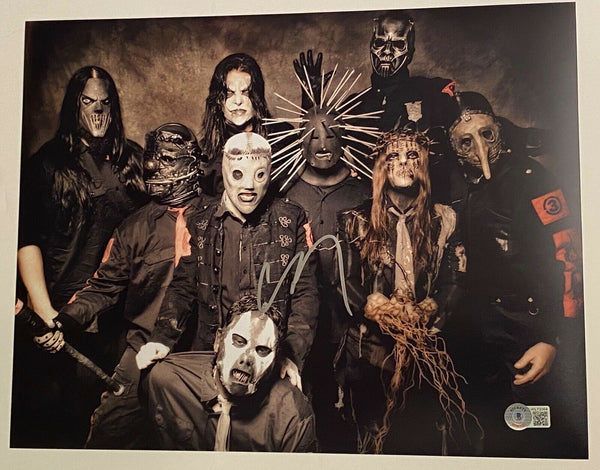 Corey Taylor Signed Autograph 11x14 Photo Slipknot Stone Sour Proof Beckett COA