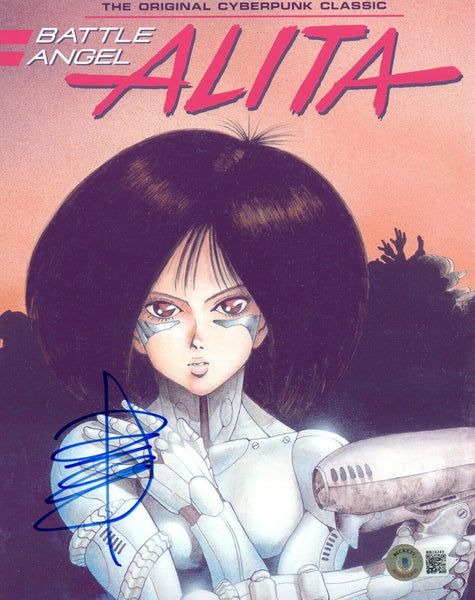Yukito Kishiro Signed Autographed 8x10 Photo Alita Battle Angel Beckett BAS COA
