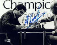 Garry Kasparov Signed Autographed 8x10 Photo Chess Grandmaster Beckett COA