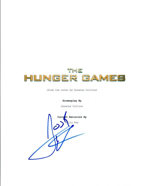 Josh Hutcherson Signed Autographed THE HUNGER GAMES Movie Script COA