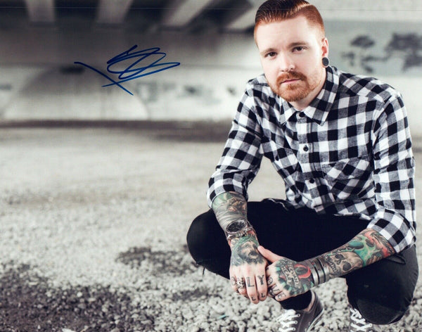 Matty Mullins Signed Autographed 8x10 Photo Memphis May Fire COA