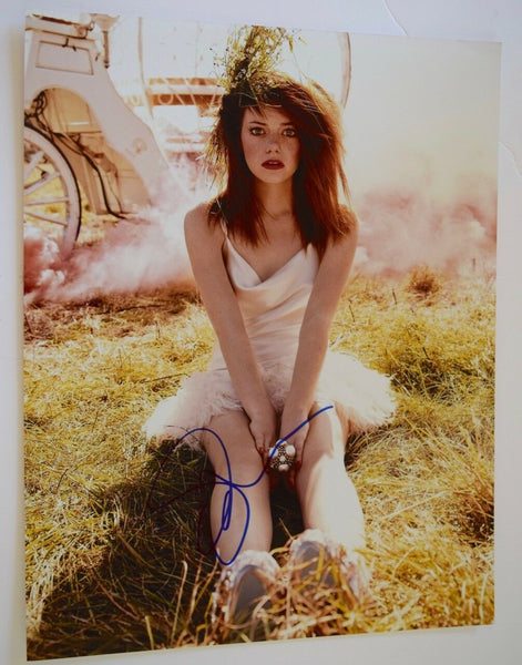 Emma Stone Signed Autographed 11X14 Photo La La Land Hot Sexy COA VD