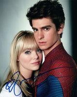 Emma Stone & Andrew Garfield Signed Autograph 8x10 Photo Spider-Man COA VD