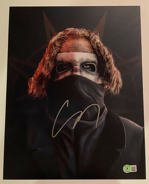 Corey Taylor Signed Autograph 11x14 Photo Slipknot Stone Sour Proof Beckett COA