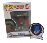 Caleb McLaughlin Signed Autographed Funko Pop Lucas Stranger Things Beckett COA