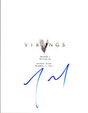 Travis Fimmel Signed Autographed VIKINGS Pilot Episode Script COA VD