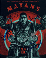 Mayans MC Cast Signed Autographed 8x10 Photo x7 Elgin James Michael Irby COA