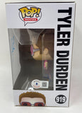 Brad Pitt Signed Autograph Fight Club Tyler Durden Funko Pop 919 Beckett COA