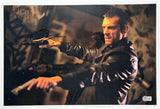 Joel Kinnaman Signed Robocop 12x18 Photo Poster Autograph Beckett COA