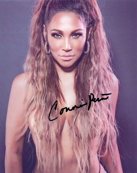 Connie Pena Signed Autographed 8x10 Photo Sexy Model COA