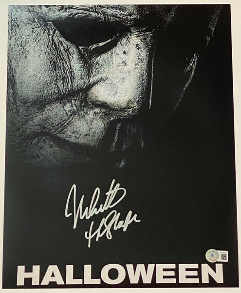 Nick Castle Signed Autographed 11x14 Photo Halloween Michael Myers Beckett COA