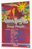 Glenn Hughes Signed Autographed 12x18 Tour Poster Photo Deep Purple Beckett COA