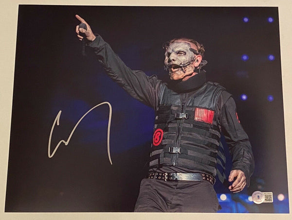 Corey Taylor Signed Autograph 11x14 Photo Slipknot Stone Sour Proof Beckett COA