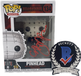 Clive Barker Signed Autographed Pinhead Funko Pop Hellraiser Figure Beckett COA