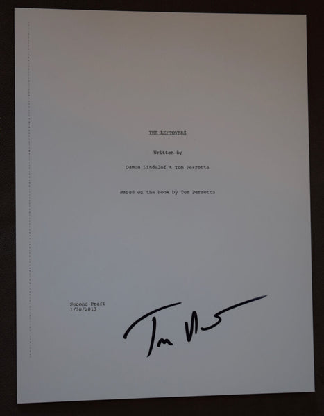 Tom Perrotta Author Signed Autographed The Leftovers  Full TV Pilot Script