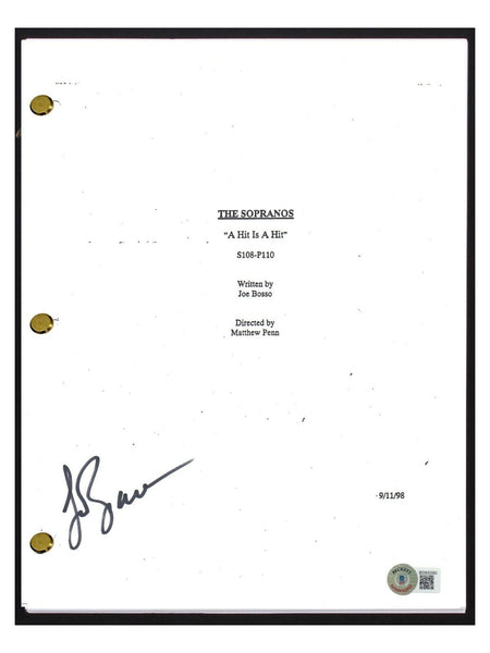 Lorraine Bracco Signed The Sopranos A Hit Is A Hit Episode 110 Script BAS COA