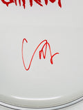 Corey Taylor Signed Autographed Slipknot 12" Drumhead Beckett Witness COA