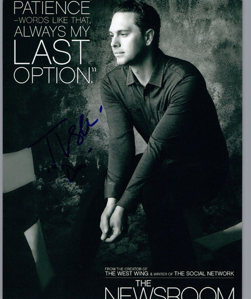 Thomas Sadoski Signed Autographed 8x10 Photo The Newsroom COA VD