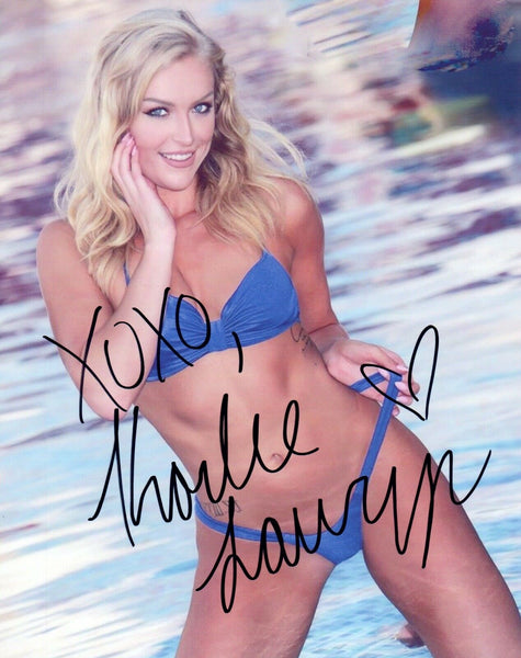 Karlee Lauryn Signed Autographed 8x10 Photo Playboy Model COA