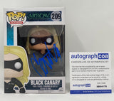 Caity Lotz Signed Autograph Arrow Black Canary Funko Pop #209 ACOA COA