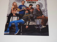 The Big Bang Theory Cast Signed Autographed 11x14 Photo x5 Jim Parsons Cuoco COA