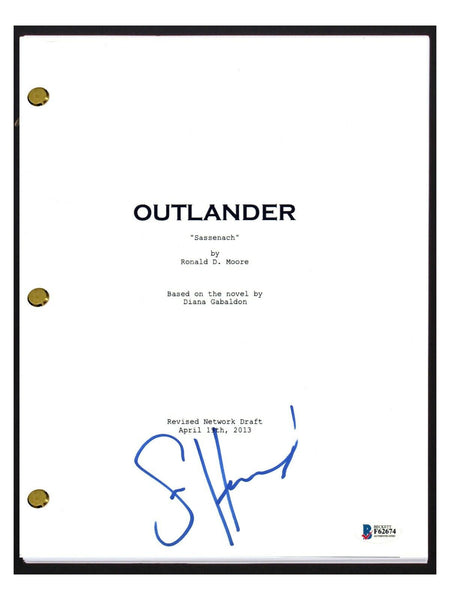 Sam Heughan Signed Autographed Outlander Pilot Episode Script Beckett COA