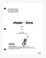 Aziz Ansari Signed Autographed Master of None Ep2 Script Screenplay ACOA COA