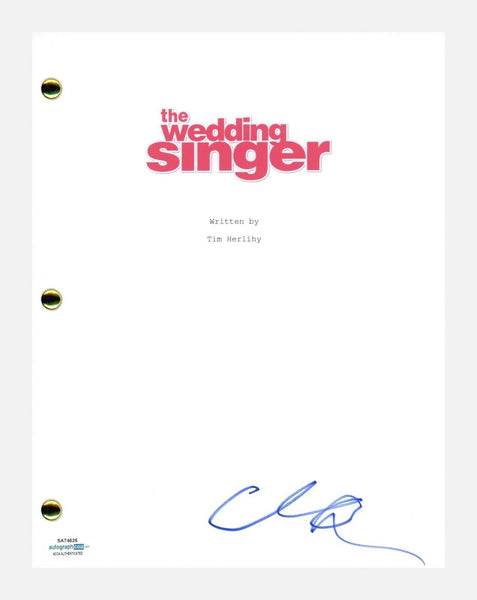 Adam Sandler Signed Autographed The Wedding Singer Movie Script ACOA COA