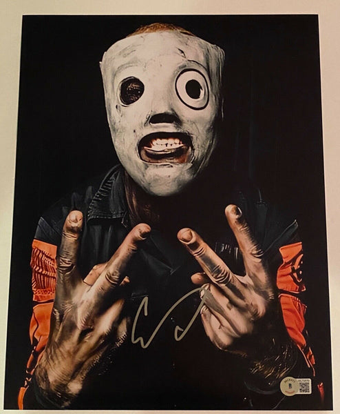 Corey Taylor Signed Autograph 11x14 Photo Slipknot Stone Sour Proof Beckett COA