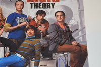 The Big Bang Theory Cast Signed Autographed 11x14 Photo x5 Jim Parsons Cuoco COA