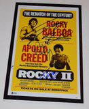 ROCKY II Cast Signed 11x17 Poster Sylvester Stallone Shire Young PSA/DNA COA
