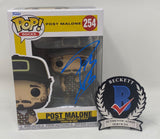 Post Malone Signed Autographed Funko Pop Rocks Figure #254 Beckett COA