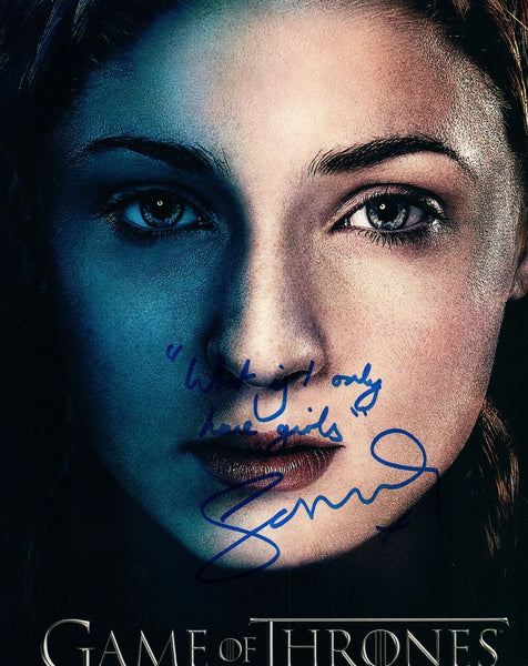 Sophie Turner Signed Autographed 8x10 Photo Game of Thrones RARE QUOTE COA VD