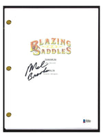 Mel Brooks Signed Autograph Blazing Saddles Movie Script Screenplay Beckett COA