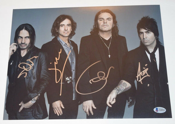 MANA Full Band Signed Autographed 11x14 Photo BAS Beckett COA