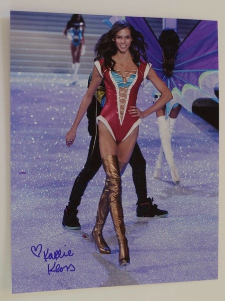 Karlie Kloss Signed Autographed 11x14 Photo Sexy Victoria's Secret Model COA VD