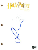 Rupert Grint Signed Autograph Harry Potter Sorcerer's Stone Movie Script BAS COA