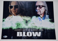 George Jung Signed 11x14 Photo Blow Boston Smuggler Johnny Depp Beckett COA