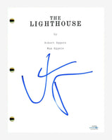 Willem Dafoe Signed Autographed The Lighthouse Movie Script Screenplay ACOA COA